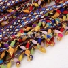 New Korean ethnic style woven ribbon dance, hand-stitched beaded balls, tassels, clothing accessories, lace hair accessories, necklaces Specification image